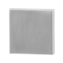 Blind rose GPF0900.02 50x50x8mm satin stainless steel