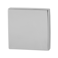 Blind rose GPF0900.42 50x50x8mm polished stainless steel