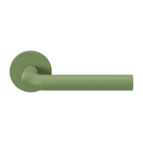 GPF100VRU3 door handle on rose pointing right