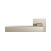 GPF1302.A4-02L Zaki+ door handle on rose pointing left 50x50x8mm
