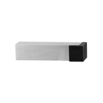 Door stop GPF0738.09 satin stainless steel 85x20mm