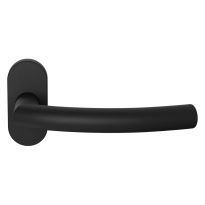 GPF1075.61-04 Tonga door handle on rose 70x32mm