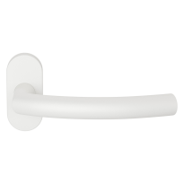 GPF1075.62-04 Tonga door handle on rose 70x32mm