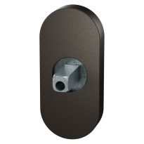 GPF1104.A1.0400 Rose 70x32x10mm Dark blend with welded knob fastener 