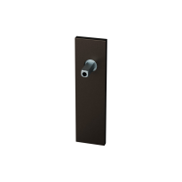 GPF1115.A1.442 short backplate rectangular lock 72PZ Dark blend with welded knob fastener