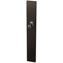 GPF1175.A1.432 long backplate XL rectangular lock 55PZ Dark blend with welded knob fastener