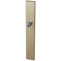 GPF1175.A4.411 long backplate XL rectangular lock 72 Champagne blend with welded knob fastener