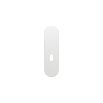 GPF1210.62L/R short backplate rounded lock 72 without leverhole left-/ right handed white