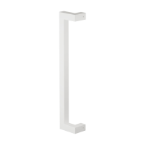GPF13 pull handle 22x22mm cranked white
