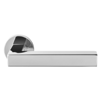 GPF1302.49-00 Zaki+ door handle on round rose 