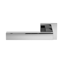 GPF1302.49-02L Zaki+ door handle on square rose pointing left
