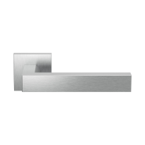 GPF1304.09.02R Tapu door handle on rose pointing right 50x8mm