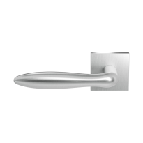 GPF1314.09.02L Rangi door handle on rose pointing left 50x8mm