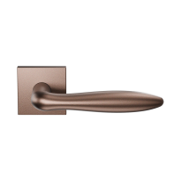 GPF1314.A2.02 Bronze blend Rangi door handle on rose 50x8mm