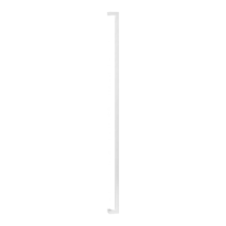 GPF14 pull handle 30x30mm cranked white