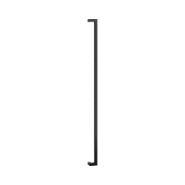 GPF14 pull handle 30x30x1600mm cranked black