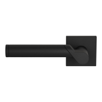 GPF3025.61-02L black Horo door handle on rose 50x8mm