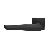 GPF3112.61.02L Rua door handle on rose pointing left 50x8mm