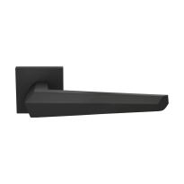 GPF3112.61.02R Rua door handle on rose pointing left 50x8mm