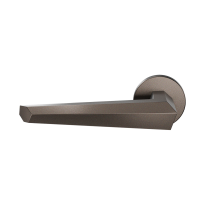 GPF3112.A1.00L Rua door handle on rose pointing left 50x8mm