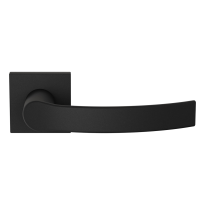 GPF3155.61-02 Kokoru black door handle on rose 50x8mm
