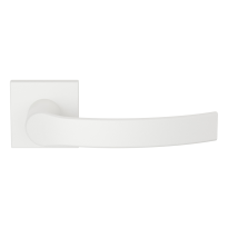 GPF3155.62-02 Kokoru white door handle on rose 50x8mm