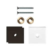 GPF9970A1EB32 fastenings Dark blend for one-sided mounting 32x32x2mm
