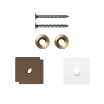 GPF9970A2EB24 fastenings Bronze blend for one-sided mounting 24x24x2mm