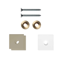 GPF9970A4EB24 fastenings Champagne blend for one-sided mounting 24x24x2mm