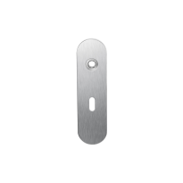Short backplate GPF1100.10L lock 56 left handed satin stainless steel