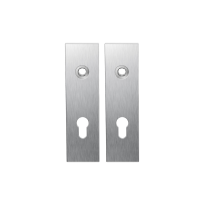 Short backplate GPF1100.15 72PZ satin stainless steel