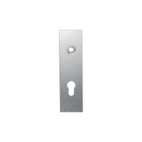 Short backplate GPF1100.15R 72PZ right handed satin stainless steel