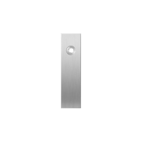 Short backplate GPF1100.15R right handed satin stainless steel