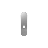Short backplate GPF1200.10L/R lock 56 without latch satin stainless steel