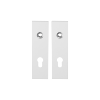 Short backplate GPF8100.55 72PZ white