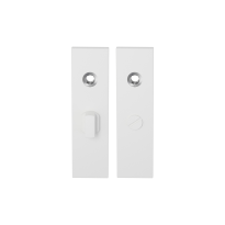 Short backplate GPF8100.55 bathroom 55/8 big knob white