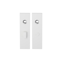 Short backplate GPF8100.55 bathroom 57/5 big knob white