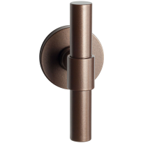 GPF3046.A2-05L Hipi Deux cross handle on rose pointing left 50x6mm