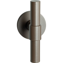 Kruiskruk op rozet Hipi Deux GPF3046.A3-05L, linkswijzend Mocca blend