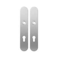 Long backplate GPF1100.20 72PZ satin stainless steel