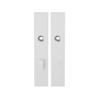 Long backplate GPF8100.65 bathroom 72/8 big knob white