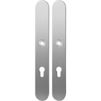 Long backplate XL GPF1100.70 72PZ satin stainless steel