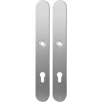 Long backplate XL GPF1100.70 85PZ satin stainless steel