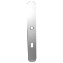 Long backplate XL GPF1100.70L lock 72 left handed satin stainless steel