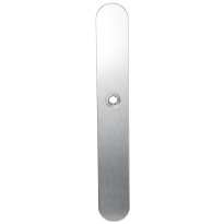 Long backplate XL GPF1100.70R blind right handed satin stainless steel