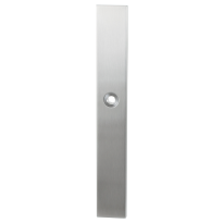 Long backplate XL GPF1100.75 bathroom 57/5 normal knob satin stainless steel