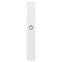 Long backplate XL GPF8100.85L 72PZ left handed white