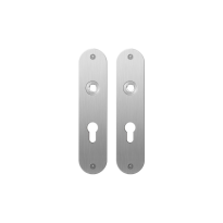 Flat backplate GPF1100.12 55PZ satin stainless steel