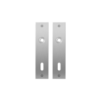 Flat backplate GPF1100.16 lock 72 satin stainless steel