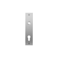 Flat backplate GPF1100.16L/R 72PZ left-/right handed satin stainless steel